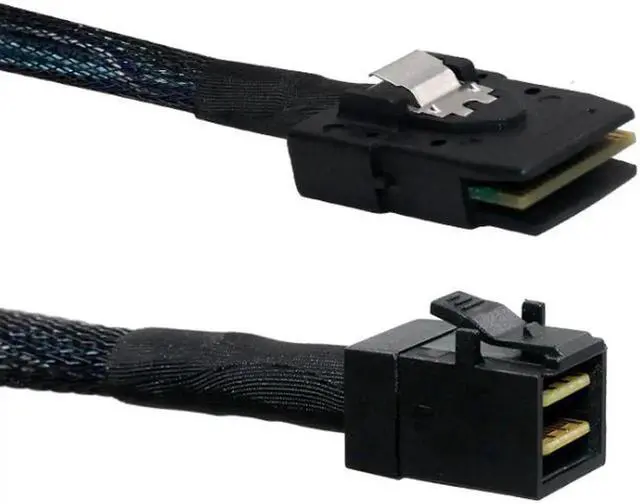 Alt view image 4 of 5 - Internal Mini SAS SFF-8087 to Mini SAS High Density HD SFF-8643 Data Server Hard Disk Raid Cable(0.5m)