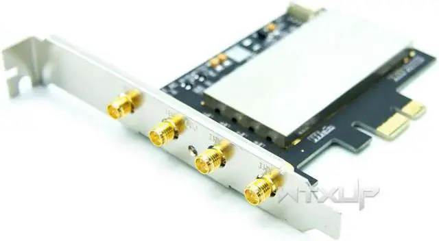 Alt view image 3 of 7 - BCM94331 BCM94360CD BCM943602CDP WLAN Card to Desktop PC PCI-E pcie pci express 1X 16X converter Adapter for Apple WIFI Card