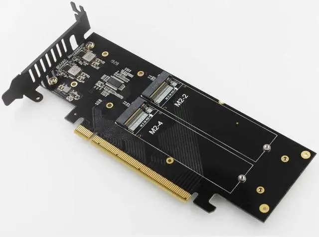 Alt view image 5 of 6 - M.2 X16 TO 4X NVME PCIE3.0 GEN3 X16 TO 4*NVME RAID CARD PCI-E VROC CARD RAID Hyper M.2X16 M2X16 4X X4 NVME*4 RAID