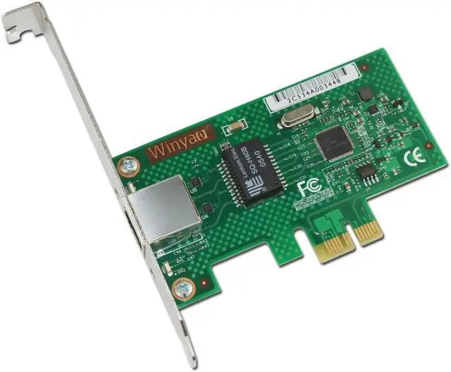 Alt view image 4 of 4 - WYI210T1 PCI-E X1 1000M Gigabit Ethernet Network Card(NIC) intel I210-T1 RJ45 ports network card