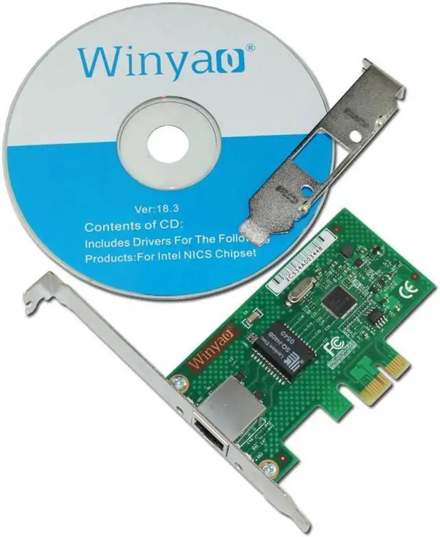 Alt view image 2 of 4 - WYI210T1 PCI-E X1 1000M Gigabit Ethernet Network Card(NIC) intel I210-T1 RJ45 ports network card