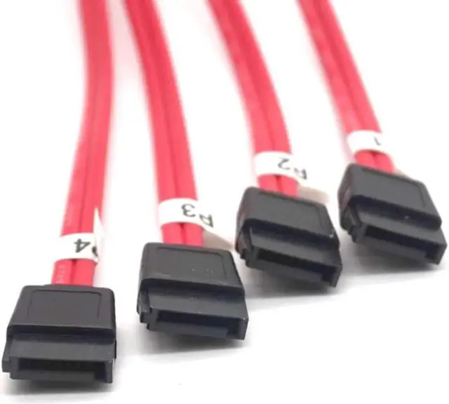 Alt view image 3 of 7 - Mini SAS 36P SFF-8087 to 4 SATA 7 Pin Data HDD Cable target Hard Disk Data Red Cable
Be the first to review this product... 0.5m