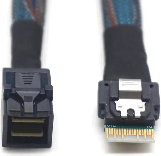 Alt view image 3 of 7 - Mini SAS38P SFF-8654 to SAS SFF-8643 Server HDD Data Transmission Cable Server Data Cable
