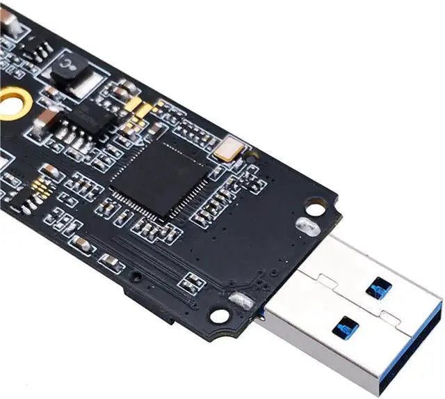 Alt view image 7 of 7 - M.2 NVME SSD to USB 3.1 Adapter PCI-E to USB-A 3.0 Internal Converter Card 10Gbps USB3.1 Gen 2 for Samsung 970 960/For Intel NEW