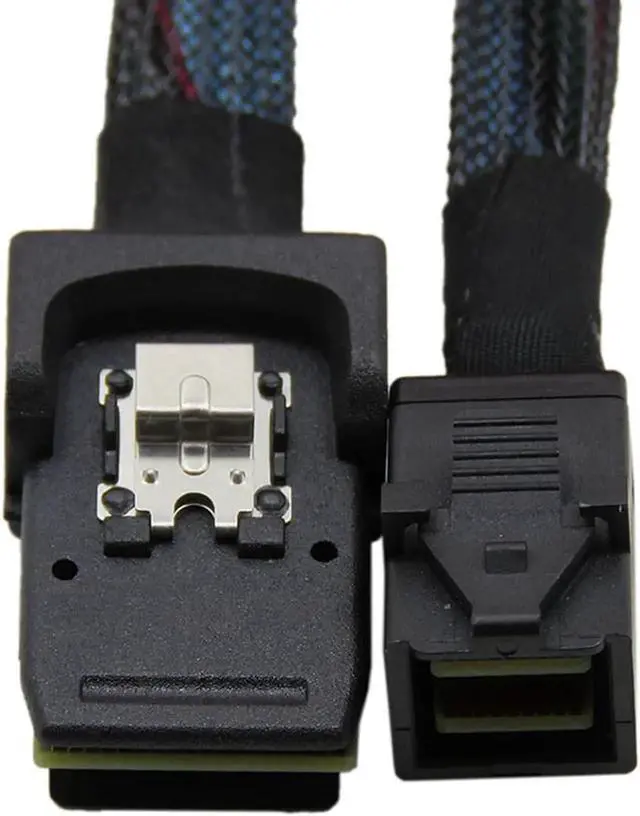 Alt view image 5 of 5 - Internal HD Mini SAS SFF-8643 to Mini SAS 36Pin SFF-8087 HD Server Storage Array Data Cable