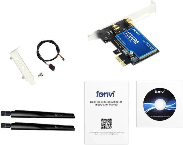 Alt view image 3 of 7 - Desktop Dual Band 2.4G/5Ghz 802.11ac Wireless-AC WiFi Card Bluetooth 4.0 PCI-E Adapter For Mac/Hackintosh/Windows