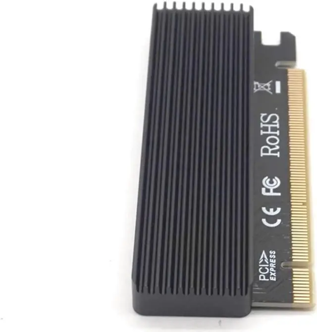 Alt view image 5 of 7 - Full Speed M.2 M Key Nvme SSD to PCIe Adapter, PCI Express X16 Card with Heatsink, Supports Windows 7/8/ 10, Supports 2230, 2242, 2260, 2280 Form Factor M.2 SSDS
