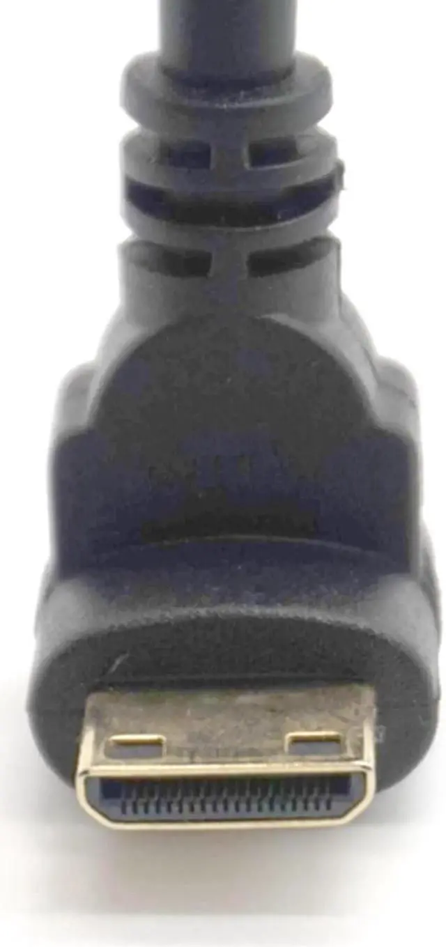 Alt view image 4 of 7 - Right Left Up Down angle 90 Degree Mini HDMI Male to HDMI Female Converter Adapter Cable Converter Adapter HDTV Connector