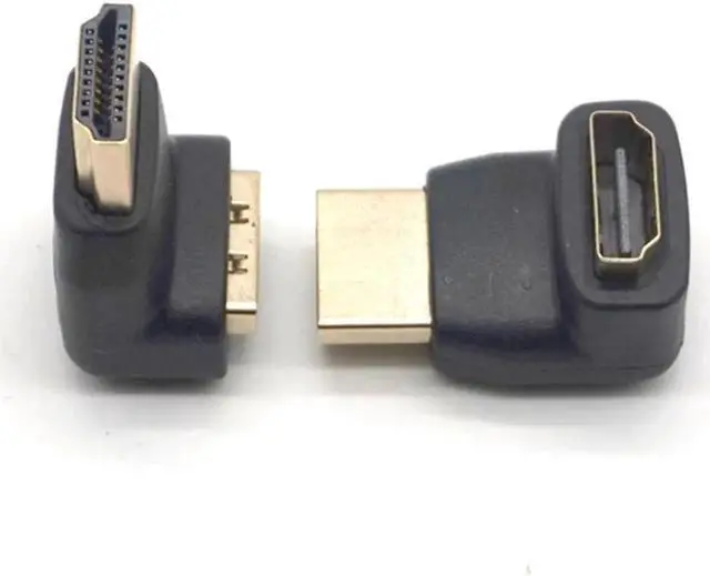 Alt view image 4 of 7 - HDMI Cable Adapter Converters 90 Degree Angle HDMI Male to HDMI Female for 1080P HDTV Cable Adaptor Converter Extender