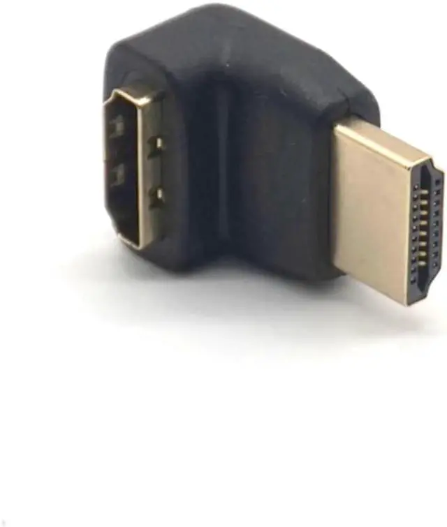 Alt view image 3 of 7 - HDMI Cable Adapter Converters 90 Degree Angle HDMI Male to HDMI Female for 1080P HDTV Cable Adaptor Converter Extender