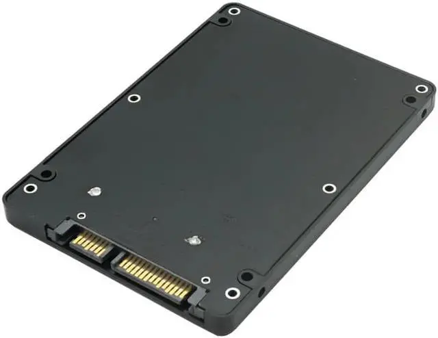 Alt view image 2 of 5 - 1.8" Micro SATA 16pin SSD to 2.5" SATA 22Pin 7+15 Hard Disk Case Enclosure