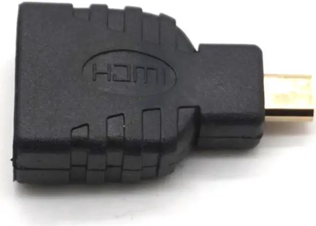 Alt view image 7 of 7 - 3 PCS Micro HDMI Male to HDMI Female Adapter Type D to A HDMI Connector Converter Adapter