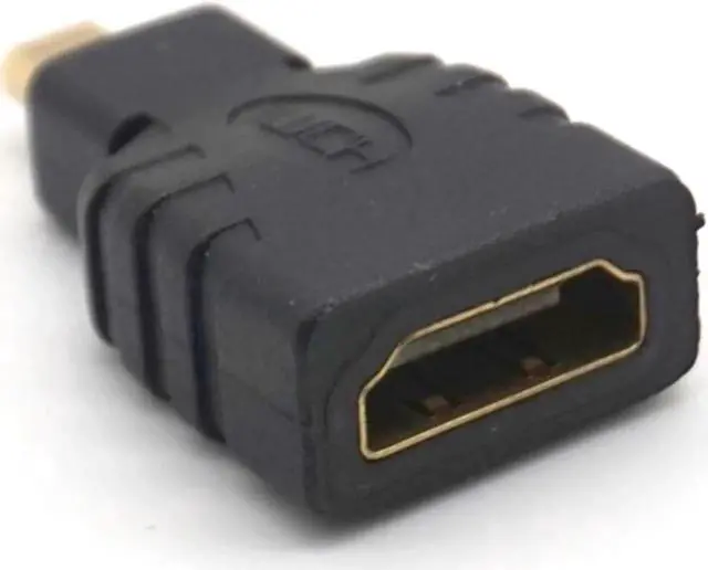 Alt view image 6 of 7 - 3 PCS Micro HDMI Male to HDMI Female Adapter Type D to A HDMI Connector Converter Adapter