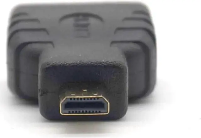 Alt view image 3 of 7 - 3 PCS Micro HDMI Male to HDMI Female Adapter Type D to A HDMI Connector Converter Adapter