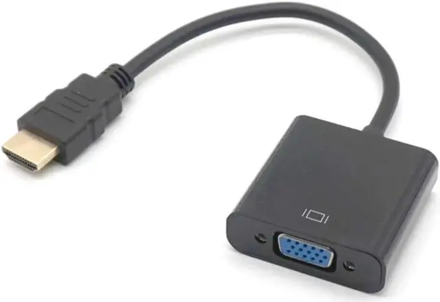 Alt view image 2 of 7 - HDMI to VGA Cable Converter Digital Analog HD 1080P For PC Laptop Tablet HDMI Male To VGA Female Converter Adapter