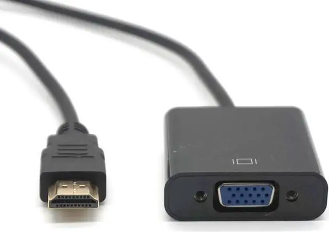 Main image of HDMI to VGA Cable Converter Digital Analog HD 1080P For PC Laptop Tablet HDMI Male To VGA Female Converter Adapter