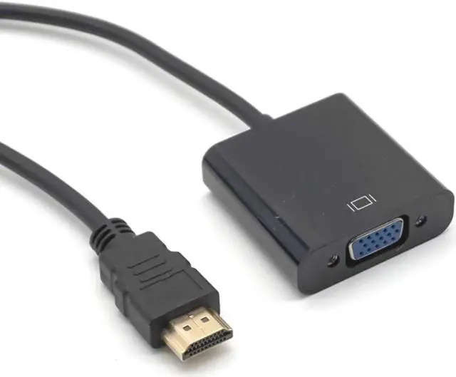 Alt view image 4 of 7 - HDMI to VGA Cable Converter Digital Analog HD 1080P For PC Laptop Tablet HDMI Male To VGA Female Converter Adapter