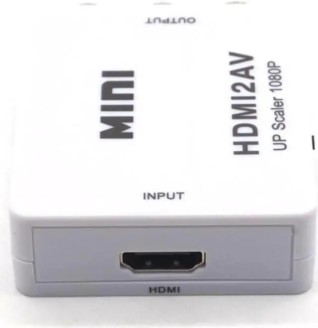 Alt view image 4 of 7 - 1080p HDMI to AV Video Converter Box AV2HDMI RCA AV HDMI CVBS to HDMI Adapter for HDTV TV PS3 PS4 PC DVD Xbox Projector