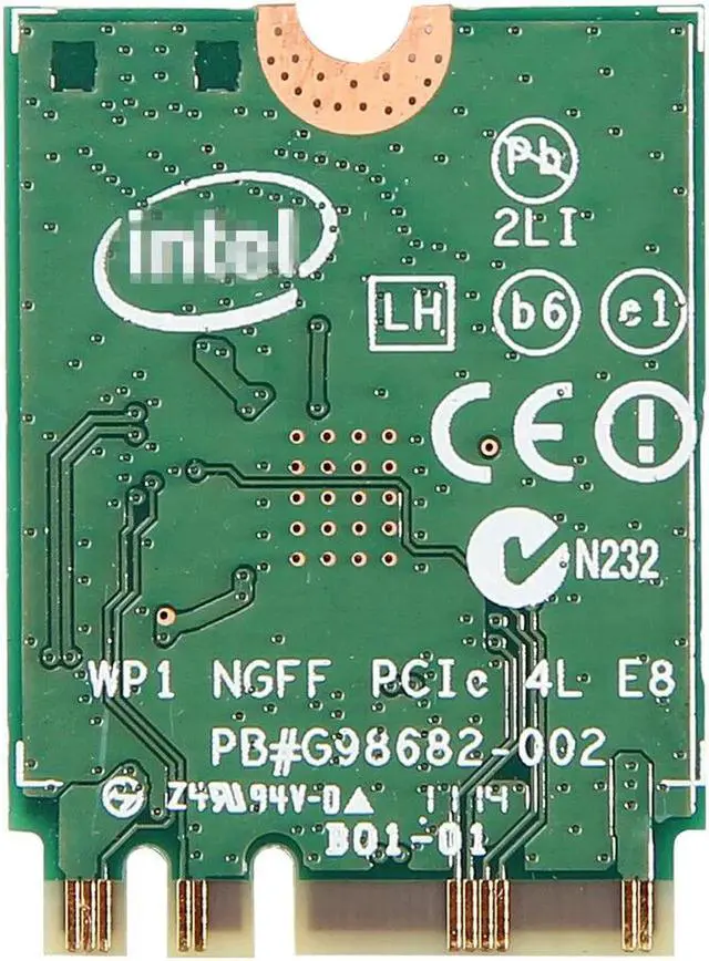 Alt view image 4 of 5 - Dual band AC1200 Wlan For Intel 7260NGW Wireless-AC 7260 M.2 NGFF 2.4G/5Ghz 802.11ac 2x2 Wifi Bluetooth 4.0 Network Mini Card