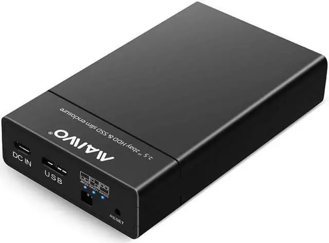 Alt view image 3 of 7 - Fast speed 2 Bay USB3.0 HDD Enclosure dual 2.5 Inch Hard Disk Drive Raid Enclosure Storage RAID0 RAID1 JBOD WIN8 Win10 MAC