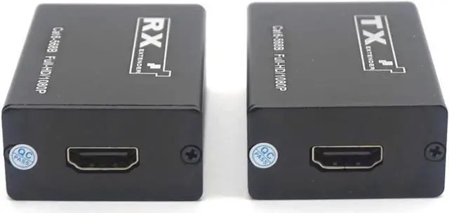 Alt view image 4 of 7 - 1080P HDMI Network Extender Adapter Over Single Cat 6-568B 30m Transmission HD Signal High Quality HDMI Extender