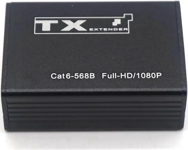 Alt view image 7 of 7 - 1080P HDMI Network Extender Adapter Over Single Cat 6-568B 30m Transmission HD Signal High Quality HDMI Extender