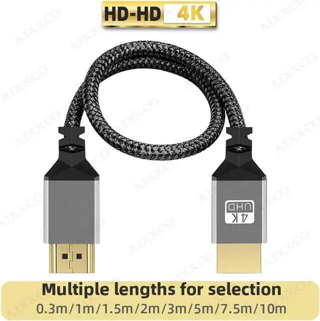 Alt view image 3 of 7 - HDMI-Compatible Cable 2.0 Wire 4K 60Hz HDMI Splitter Digital Cable Cord 2m 3m 5m