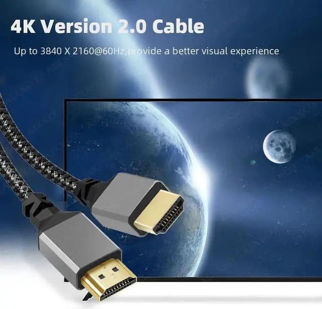 Alt view image 7 of 7 - HDMI-Compatible Cable 2.0 Wire 4K 60Hz HDMI Splitter Digital Cable Cord 2m 3m 5m