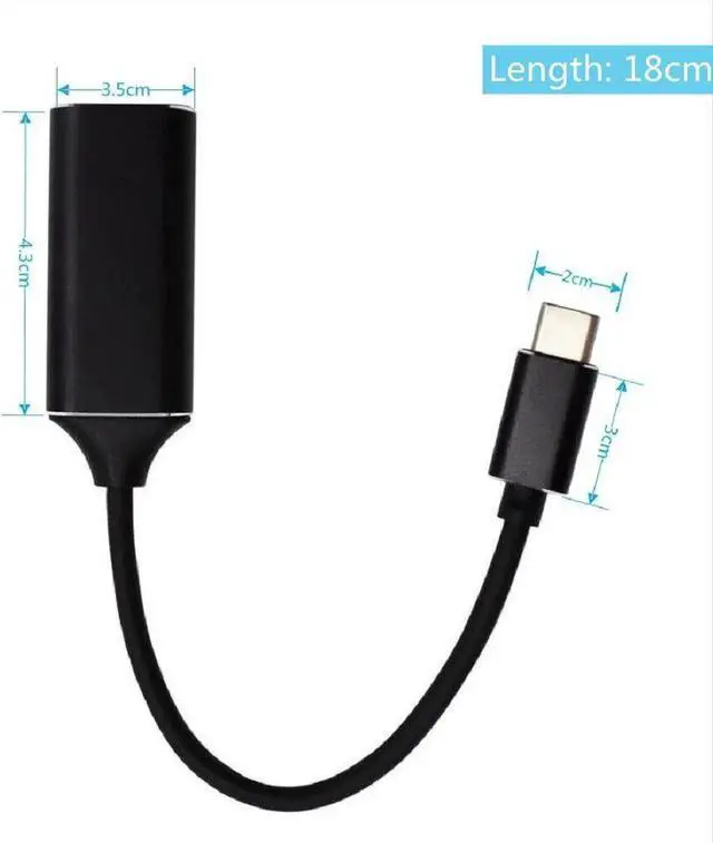 Alt view image 2 of 4 - USB C Type C To HDMI-compatible VGA Hub Adapter 4K USB3.1 Audio Video Converter