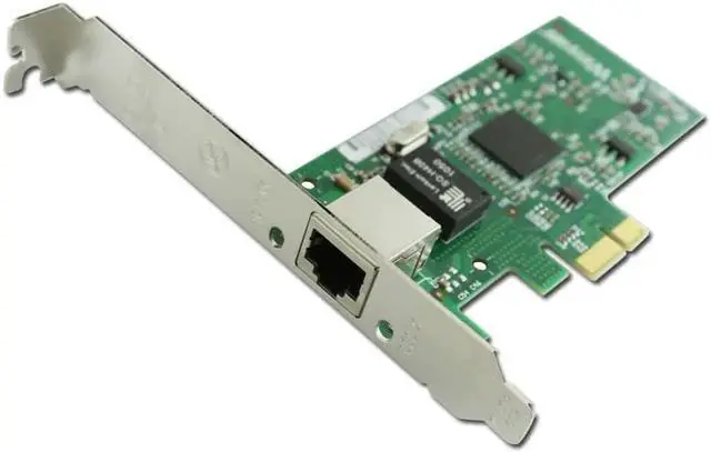 Alt view image 3 of 6 - Gigabit Ethernet Network Adapter PCI-E X1 NIC Card 1000M Chipset 82573