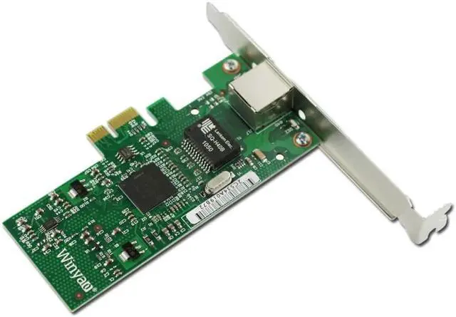 Alt view image 5 of 6 - Gigabit Ethernet Network Adapter PCI-E X1 NIC Card 1000M Chipset 82573