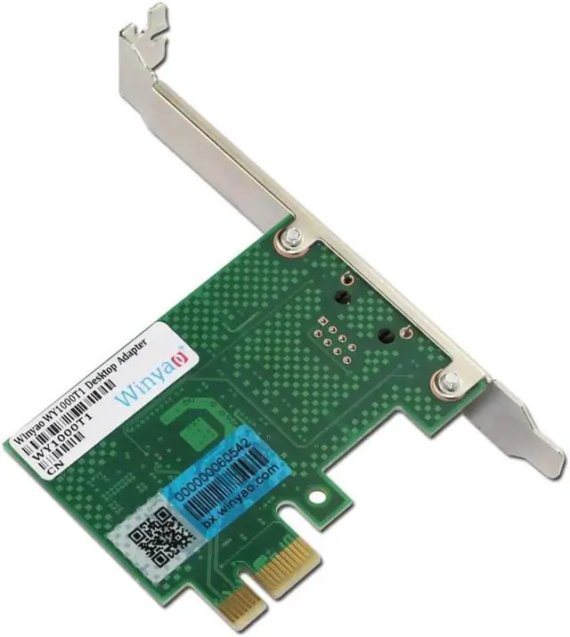 Alt view image 2 of 3 - WY1000T1 PCI-E X1 10/100/1000M RJ45 Gigabit Ethernet Network Card Server Adapter Nic For Intel 82574L EXPI9301CT/9301CT