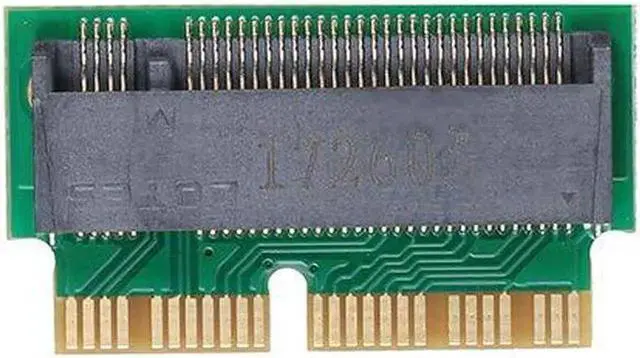 Alt view image 3 of 6 - M Key M.2 PCIe X4 NGFF AHCI 2280 SSD 12+16Pin Adapter Card as SSD for MACBOOK Air 2013 2014 2015 A1465 A1466 Mac Pro A1398 A1502