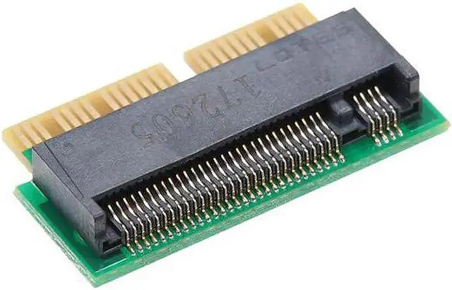 Alt view image 2 of 6 - M Key M.2 PCIe X4 NGFF AHCI 2280 SSD 12+16Pin Adapter Card as SSD for MACBOOK Air 2013 2014 2015 A1465 A1466 Mac Pro A1398 A1502