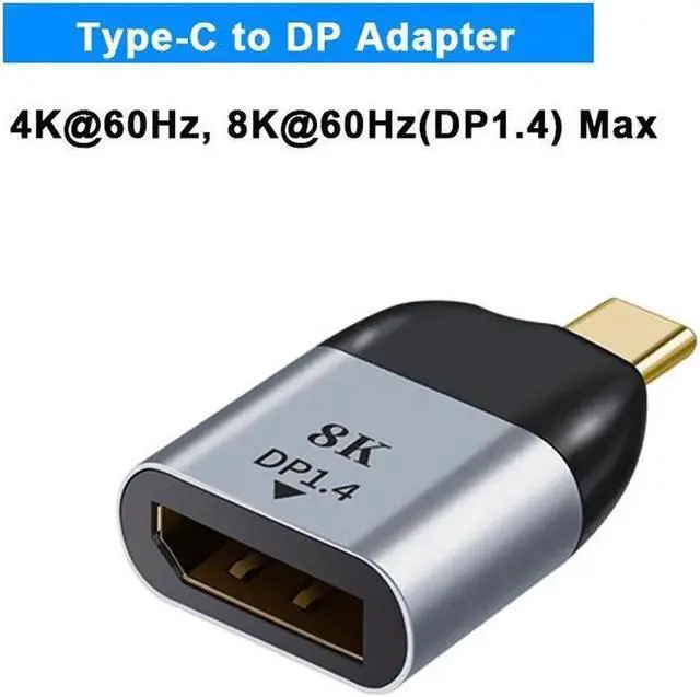 Main image of UHD 8K Type C to DP/HDMI-compatible/VGA/Mini DP/RJ45 Gigabit Ethernet Adapter For MacBook Pro/Air SAMSUNG 4K@60Hz USB-C Adapter Grey