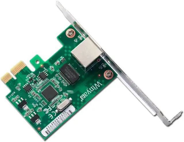 Alt view image 2 of 4 - WY574T PCI-Express X1 10/100/1000Mbps RJ45 Gigabit Ethernet Network Card Server Adapter Nic For Intel 82574 EXPI9301CT
