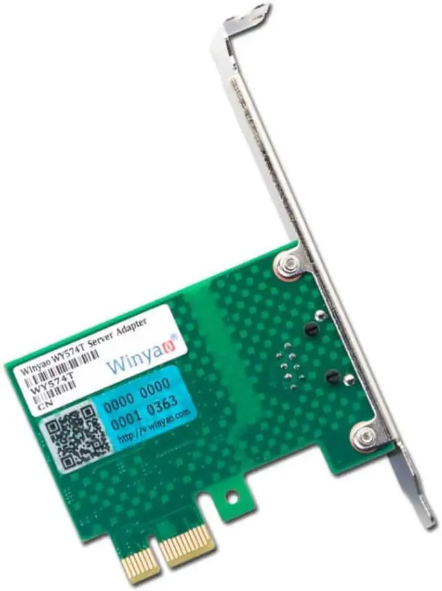 Alt view image 3 of 4 - WY574T PCI-Express X1 10/100/1000Mbps RJ45 Gigabit Ethernet Network Card Server Adapter Nic For Intel 82574 EXPI9301CT