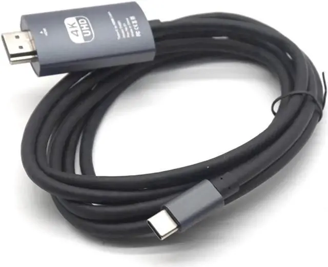 Alt view image 2 of 7 - Type-C to HDMI Cable 4k HDMI Cable 4K 60Hz USB-C to HDMI Cable USB3.1 HDMI 4K Cable(6.56ft)