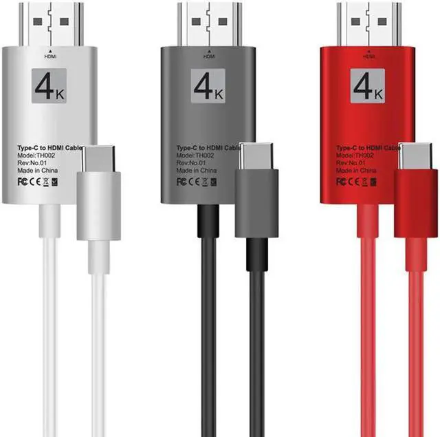 Main image of Type-C to HDMI Cable 4k HDMI Cable 4K 60Hz USB-C to HDMI Cable USB3.1 HDMI 4K Cable(6.56ft)