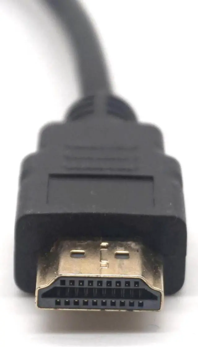 Alt view image 6 of 6 - HDMI to VGA & HDMI Female Splitter with Audio Video Cable Converter Adapter For HDTV PC Monitor