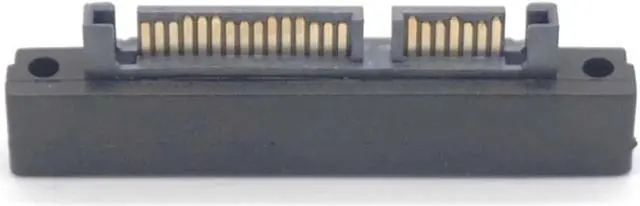 Alt view image 5 of 7 - UP Down 90 Degree 7+15Pin SATA Male to Female Port Converter Adapter for SATA HDD SSD Hard Disk Drive