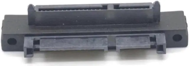 Alt view image 4 of 7 - UP Down 90 Degree 7+15Pin SATA Male to Female Port Converter Adapter for SATA HDD SSD Hard Disk Drive