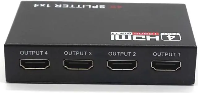 Alt view image 7 of 7 - HDMI Switcher 1X4 1 In 4 Out HDMI Splitter Amplifier 1X2 1 In 2 Out Support HDCP 1080P 4K/2K 3D For HDTV DVD PS4 Xbox