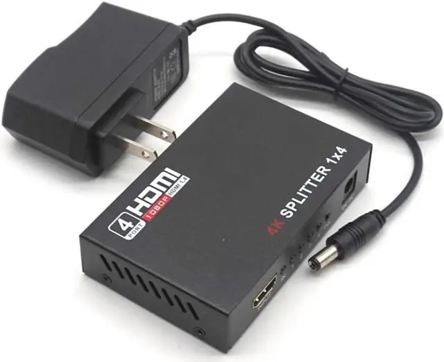 Alt view image 4 of 7 - HDMI Switcher 1X4 1 In 4 Out HDMI Splitter Amplifier 1X2 1 In 2 Out Support HDCP 1080P 4K/2K 3D For HDTV DVD PS4 Xbox