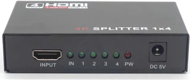 Alt view image 3 of 7 - HDMI Switcher 1X4 1 In 4 Out HDMI Splitter Amplifier 1X2 1 In 2 Out Support HDCP 1080P 4K/2K 3D For HDTV DVD PS4 Xbox