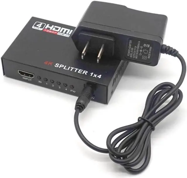 Alt view image 5 of 7 - HDMI Switcher 1X4 1 In 4 Out HDMI Splitter Amplifier 1X2 1 In 2 Out Support HDCP 1080P 4K/2K 3D For HDTV DVD PS4 Xbox