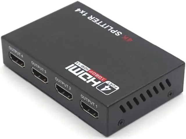 Alt view image 2 of 7 - HDMI Switcher 1X4 1 In 4 Out HDMI Splitter Amplifier 1X2 1 In 2 Out Support HDCP 1080P 4K/2K 3D For HDTV DVD PS4 Xbox