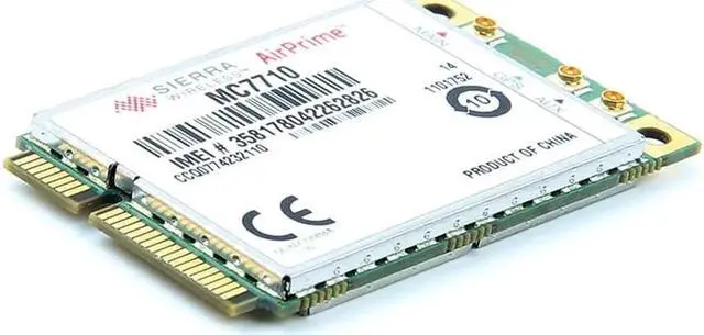 Alt view image 5 of 6 - Unlocked Sierra Wireless MC7710 4G LTE/HSPA+ 4G 3G Module WWAN Mini PCI-E Card WCDMA EDGE / GPRS /LTE 800/900/2100MHz