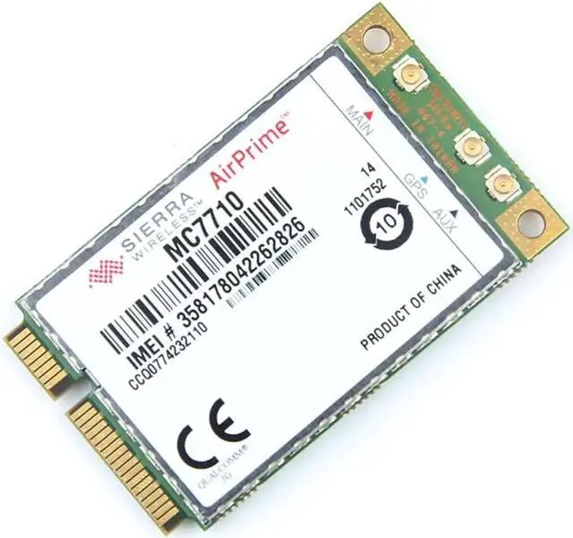 Alt view image 3 of 6 - Unlocked Sierra Wireless MC7710 4G LTE/HSPA+ 4G 3G Module WWAN Mini PCI-E Card WCDMA EDGE / GPRS /LTE 800/900/2100MHz