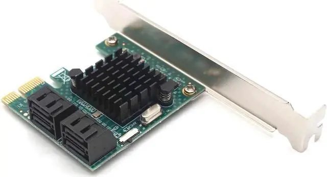 Alt view image 6 of 7 - 4 port SATA 3.0 to PCIe expansion Card PCI express PCI-E SATA Adapter PCI-e SATA 3 Converter for hdd SSD IPFS Mining Controller